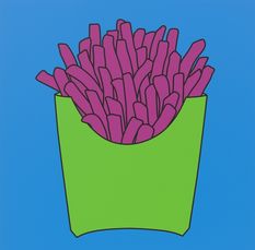 Untitled (chips blue)