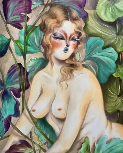 Miss Van, ‘Desnudo II (Floral) ’, 2019