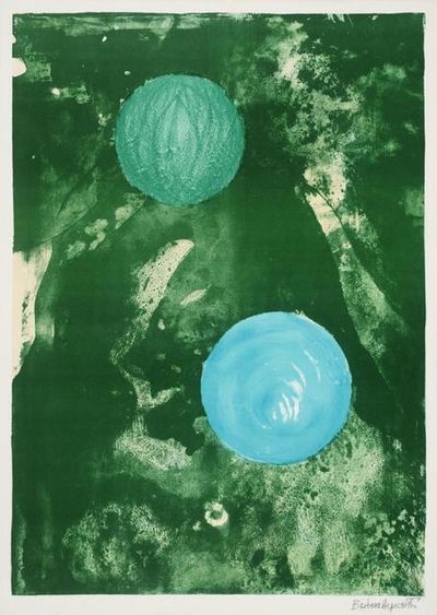 Barbara Hepworth, ‘Sun and Marble (signed)’, 1970-1971