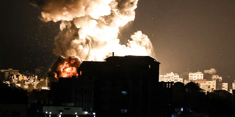 Image: Gaza Strip explosion