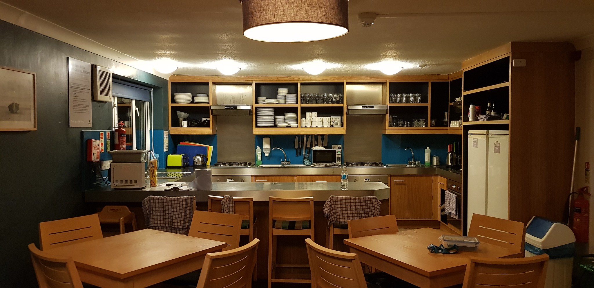 Beautiful fitted kitchen at YHA Poppit Sands