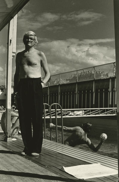 Helmut Newton, ‘David Hockney, Piscine Royale, Paris, France’, 1975