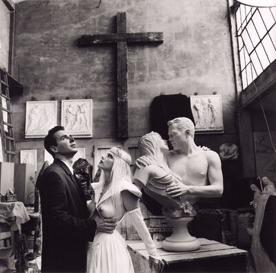 Helmut Newton, ‘Jeff Koons & Cicciolina, Italy’, 1991