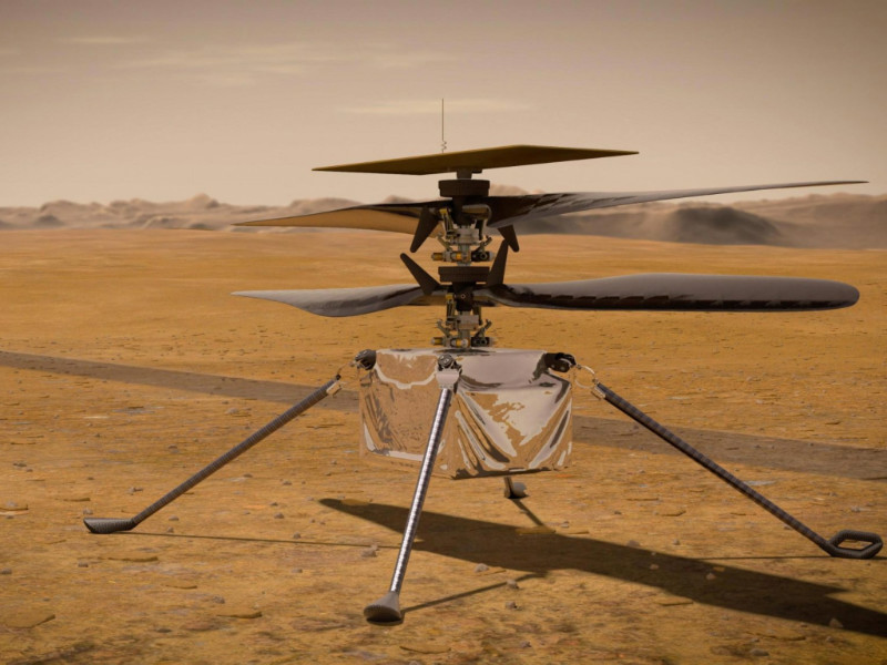 NASA Flies a Helicopter on Mars for the First Time Ever