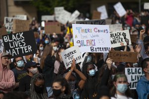 George Floyd protests in Vancouver, Black Lives Matter, Anti-racism rally at Vancouver Art Gallery, 31 May 2020