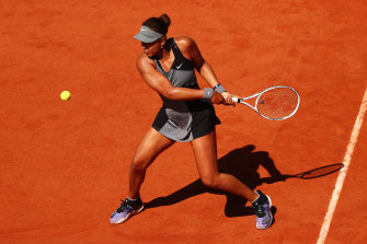 Naomi Osaka at the French Open.