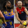 Nic Naitanui and Max Gawn.