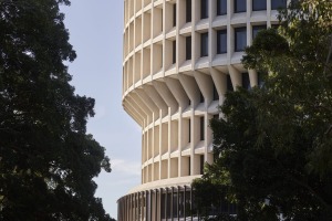 Newcastle-based EJE Architecture and Melbourne's Suede Interior Design were charged with the iconic brutalist building's ...