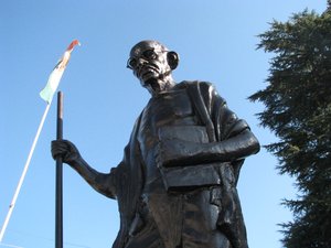 Mahatma Gandhi Statue at Kausani - India