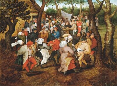 Pieter Bruegel the Younger, ‘The wedding dance outside’, 1614