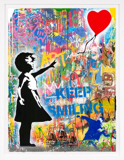 Mr. Brainwash, ‘Balloon Girl (Unique)’, 2021