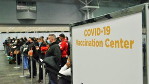 1st Johnson and Johnson COVID-19 Vaccine Administered at Jacob Javits Center on March 5th, 2021