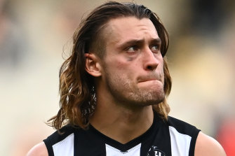 Collingwood defender Darcy Moore.