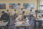 Generic  HSC, school, students, exams, high school.  year 11 students at Randwick Boys High 18th October 2018 Photo by Louise kennerley SMH
