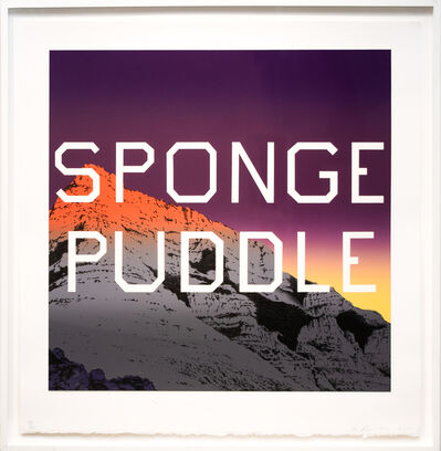 Ed Ruscha, ‘Sponge Puddle’, 2015