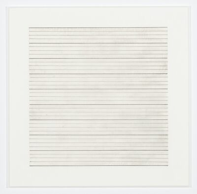 Agnes Martin, ‘Untitled (6)’, 1991