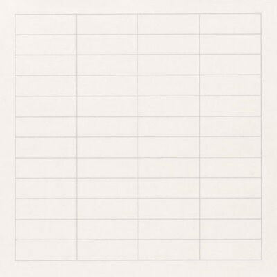 Agnes Martin, ‘On a Clear Day #09’, 1973