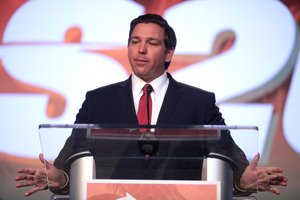 Governor-elect Ron DeSantis speaking with attendees at the 2018 Student Action Summit, Florida