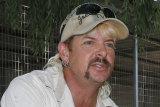 Joe Exotic, pictured here at his Oklahoma zoo in 2013, is now serving a 22-year sentence for conspiring to murder Baskin.