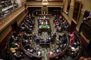 Full house in NSW Parliament on Tuesday,