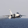 In this Tuesday, April 12, 2016 file photo provided by the U.S. Navy, a Russian Sukhoi Su-24 attack aircraft makes a low altitude pass by the USS Donald Cook in the Baltic Sea. U.S. officials said the guided-missile destroyer was operating in international waters 70 nautical miles off the Russian enclave of Kaliningrad. Wedged between NATO members Poland and Lithuanian and the Baltic Sea, Kaliningrad is vital to Russia’s strategic position. It was Russian jets from Kaliningrad that buzzed a U.S. warship in the Baltic Sea and barrel-rolled a U.S. Air Force reconnaissance plane earlier this year, incidents which Washington denounced as dangerous and provocative. (U.S. Navy via AP, File)