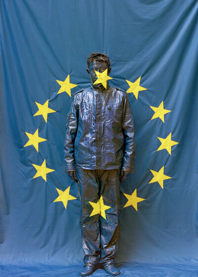 Liu Bolin, ‘UE Flag’, 2008