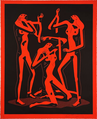 Cleon Peterson, ‘'Sirens' (red)’, 2021