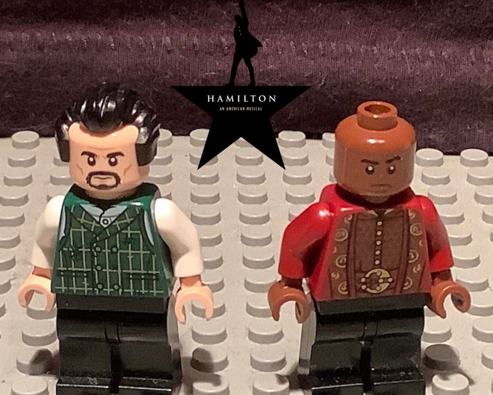 r/hamiltonmusical - Made Hamilton and Aaron Burr out of Lego