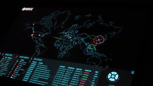 Cyber attacks - Photos taken from the Norse Attack Map