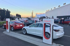 First production models of the Tesla Model 3 ready for delivery