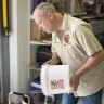 WA Little Home Brewers finalist Collin Abbott experiments with a home brew. 