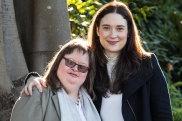 Author Hannah Bent (right) and her sister Camilla.