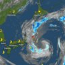 The predicted path of Typoon Storm Nepartak.