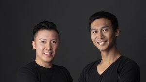 Werner Liu, left, and Fung Lam, founders of e-tailer New Aim, have parted ways in a $101 million deal.