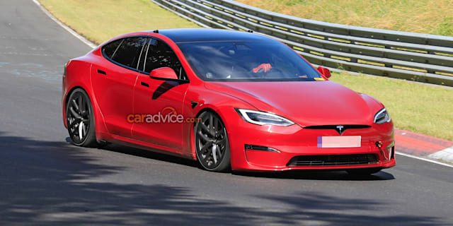 2022 Tesla Model S Plaid returns to the Nurburgring, record attempt imminent