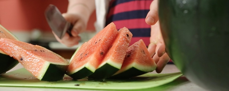 TORONTO, ON - AUGUST 20: A $200 Densuke watermelon from Japan. The Japanese watermelon is being sold for $199.99 at ...