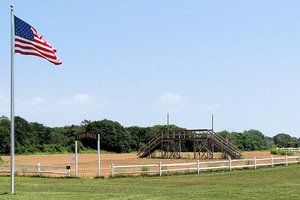 2006 07 16   US   New York   Long Island   North Fork   Corn Maze   American Flag (4888999862)