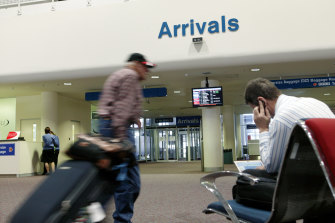 The infected man was refused entry to Perth after flying in from Brisbane. 