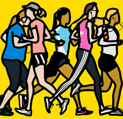 Julian Opie, ‘Running Women’, 2016