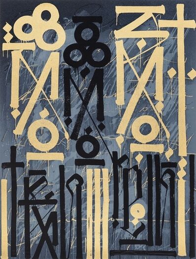 RETNA, ‘Eastern Realm (Gold)’, 2014