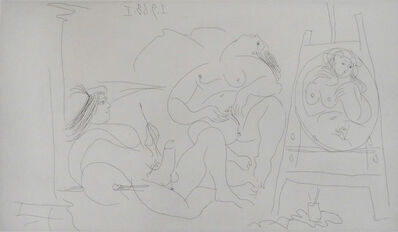Pablo Picasso, ‘Raphael et la Fornarina VI: enfin seuls!’, 1968