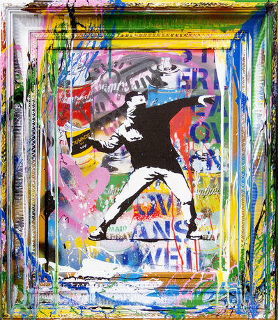 Mr. Brainwash, ‘Banksy Thrower’, 2019