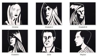 Alex Katz, ‘Six Portraits’, 2013