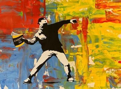 Mr. Brainwash, ‘Bansky Thrower’, 2020