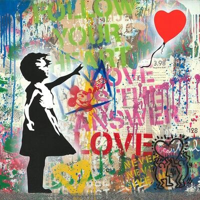 Mr. Brainwash, ‘Balloon Girl’, 2020