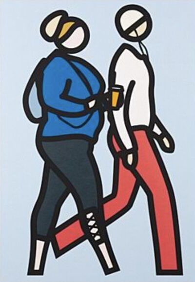 Julian Opie, ‘New York Couple 8’, 2019