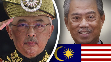 Malaysia’s king and Prime Minister Muhyiddin Yassin have been at odds.