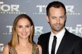 Natalie Portman with director husband Benjamin Millepied.