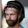 Stand-in captain Matthew Wade fell to Mustafizur as Australia slumped to 