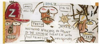 Jean-Michel Basquiat, ‘Hollywood Africans in Front of the Chinese Theater with Footprints of Movie Stars’, 2015